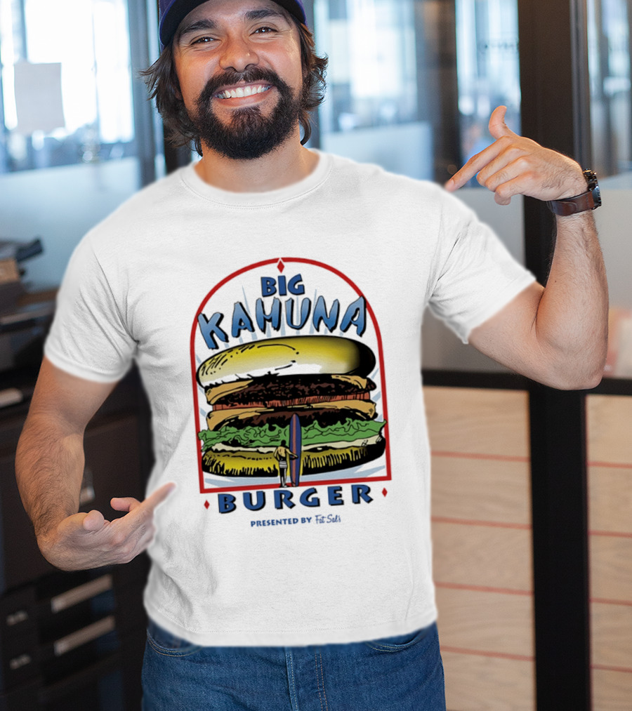 Big Kahuna Burger Fat Sal's Surfing Sandwich Arch T-Shirt
