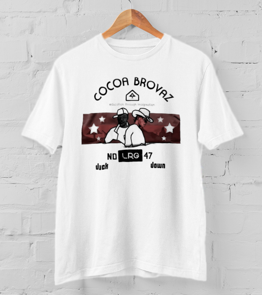 Cocoa Brovaz Duck Down LRG No 47 Urban Streetwear T-Shirt