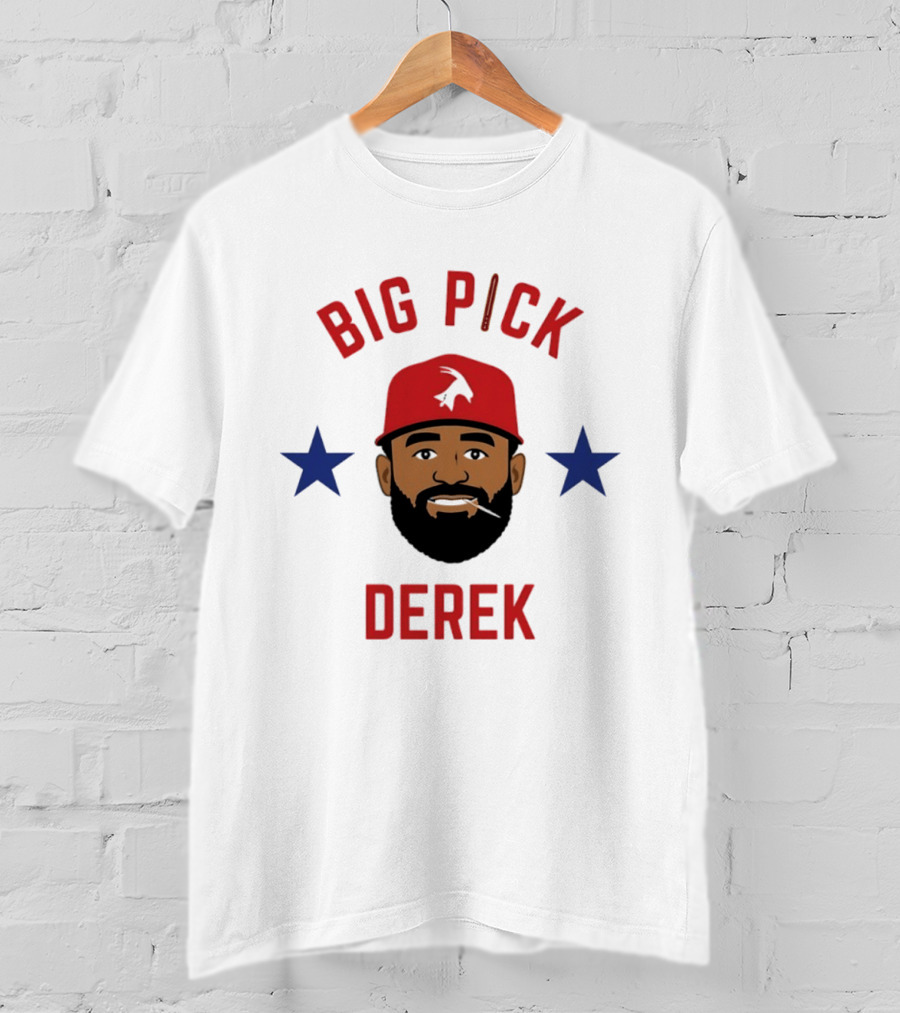 Big Pick Derek Philadelphia Phillies Baseball Stars T-Shirt