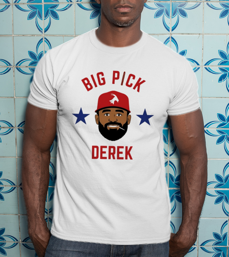 Big Pick Derek Philadelphia Phillies Baseball Stars T-Shirt