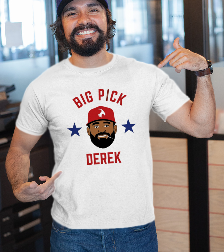 Big Pick Derek Philadelphia Phillies Baseball Stars T-Shirt