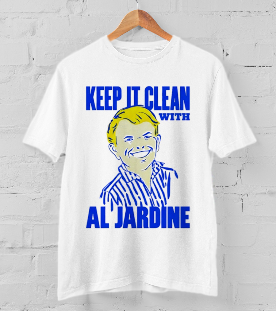Keep It Clean With Al Jardine Blue Yellow T-Shirt