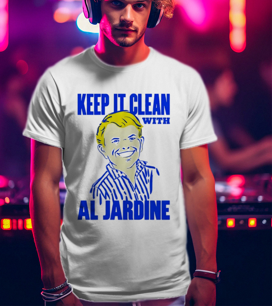 Keep It Clean With Al Jardine Blue Yellow T-Shirt