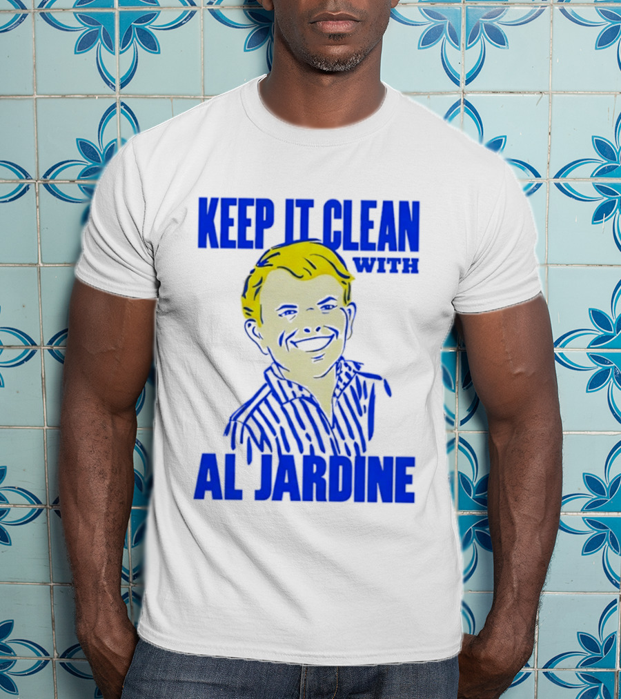 Keep It Clean With Al Jardine Blue Yellow T-Shirt