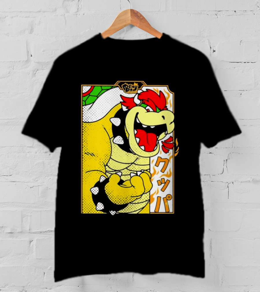 Bowser Japanese Pop Art Comic Style T-Shirt