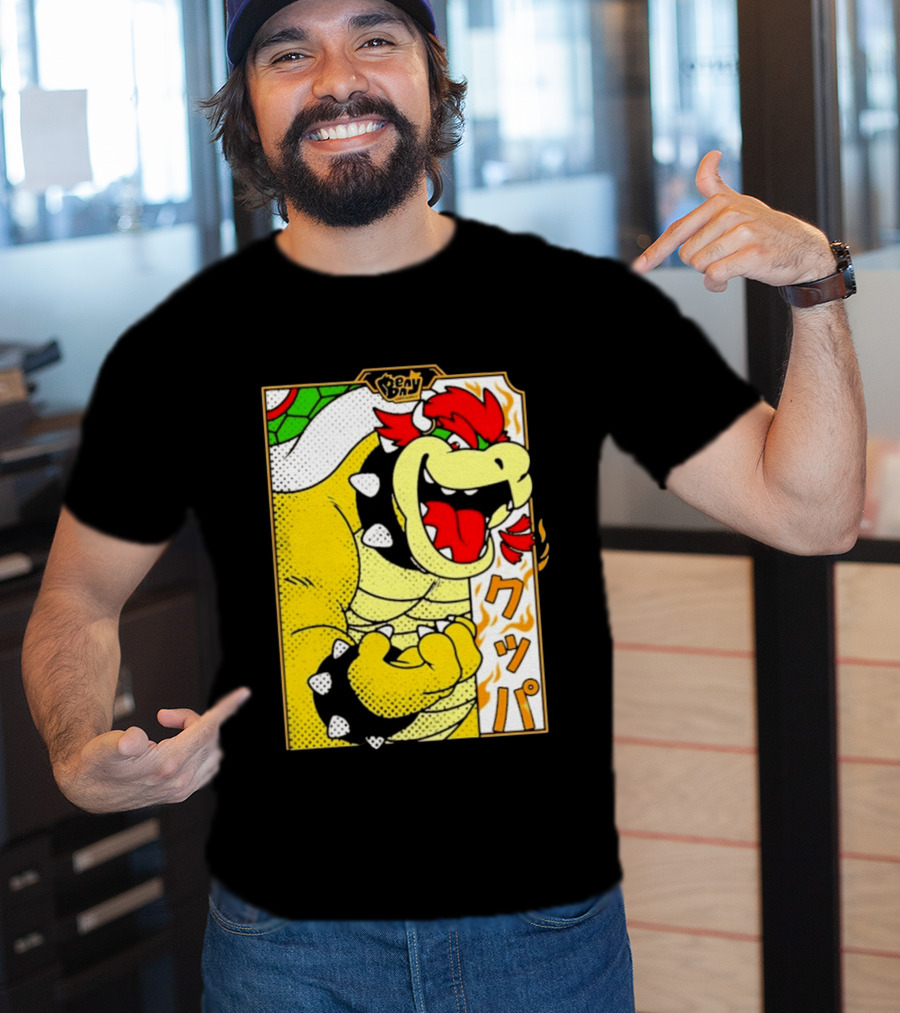 Bowser Japanese Pop Art Comic Style T-Shirt