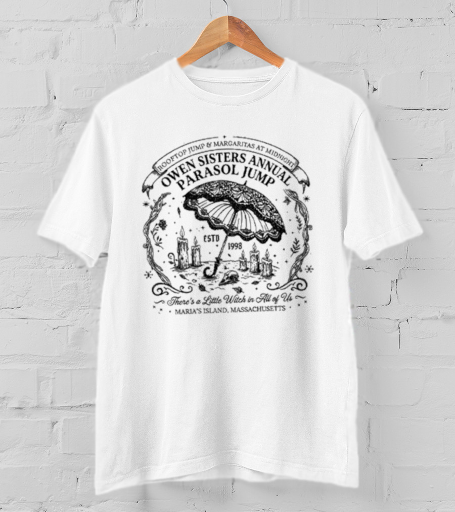 Owen Sisters Annual Parasol Jump New York City Central Park Event T-Shirt