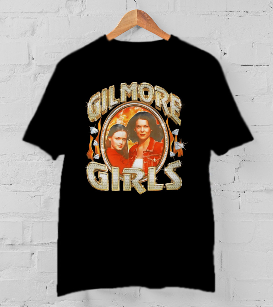 Gilmore Girls Flame Diamond 90s Bootleg T-Shirt