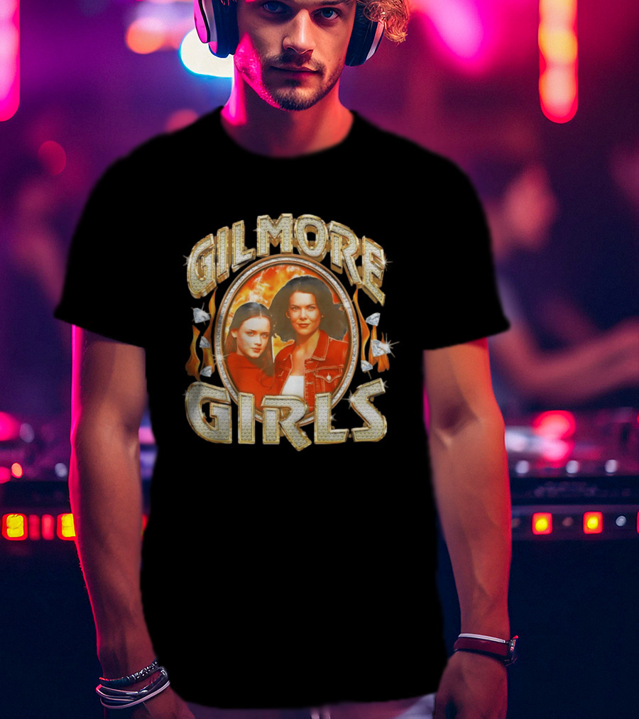 Gilmore Girls Flame Diamond 90s Bootleg T-Shirt