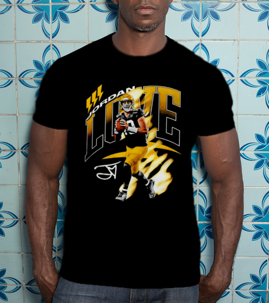 Jordan Love Green Bay Packers 10 Football Star Player Number 10 T-Shirt