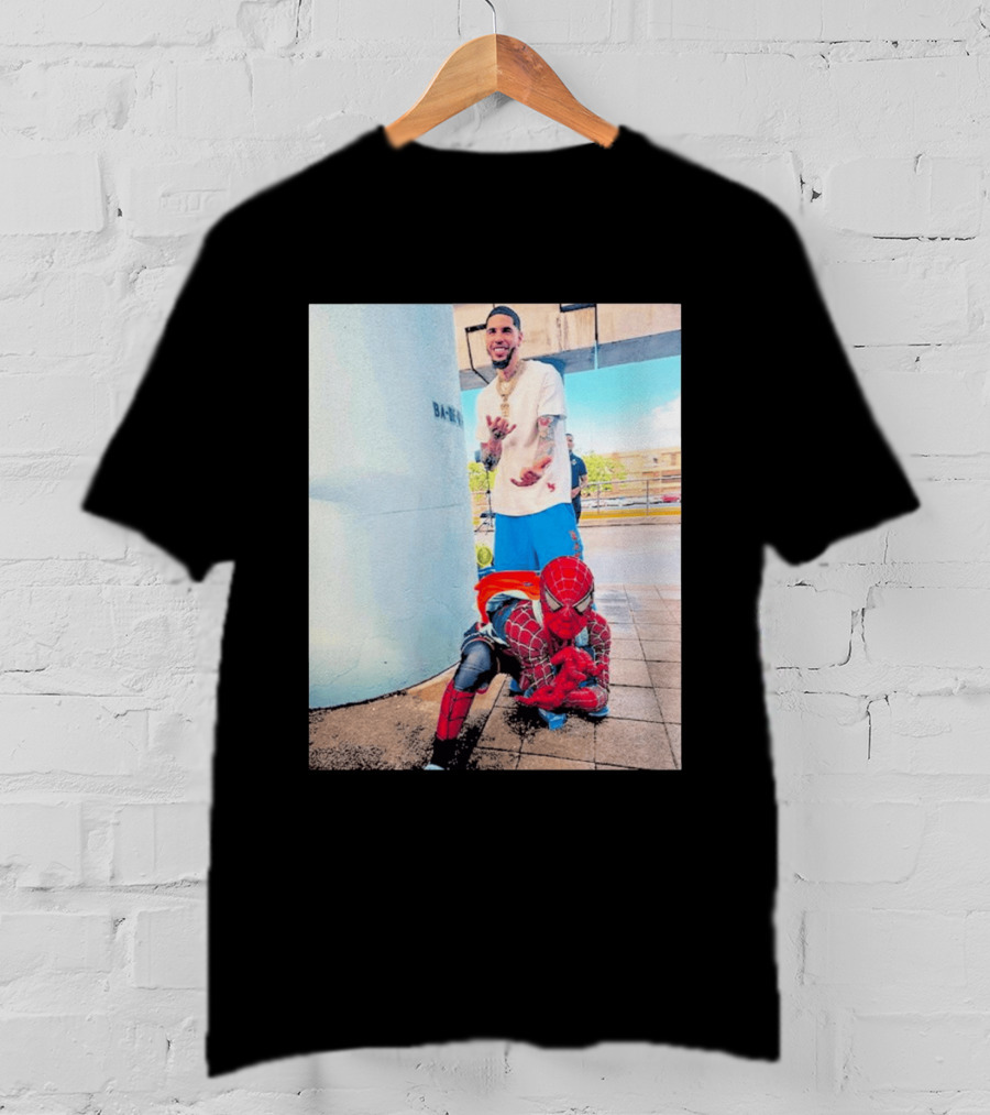 BA MO LaMelo Ball Spider Man T-Shirt