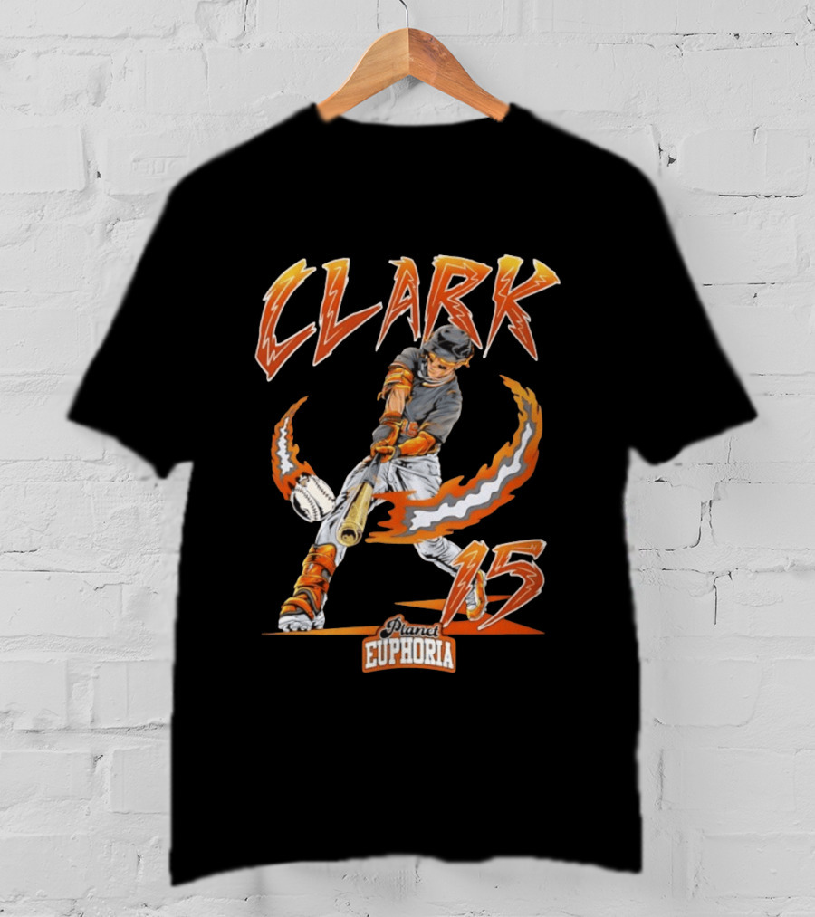 Max Clark Planet Euphoria Baseball Swing 15 Detroit Tigers 2026 MLB Season T-Shirt