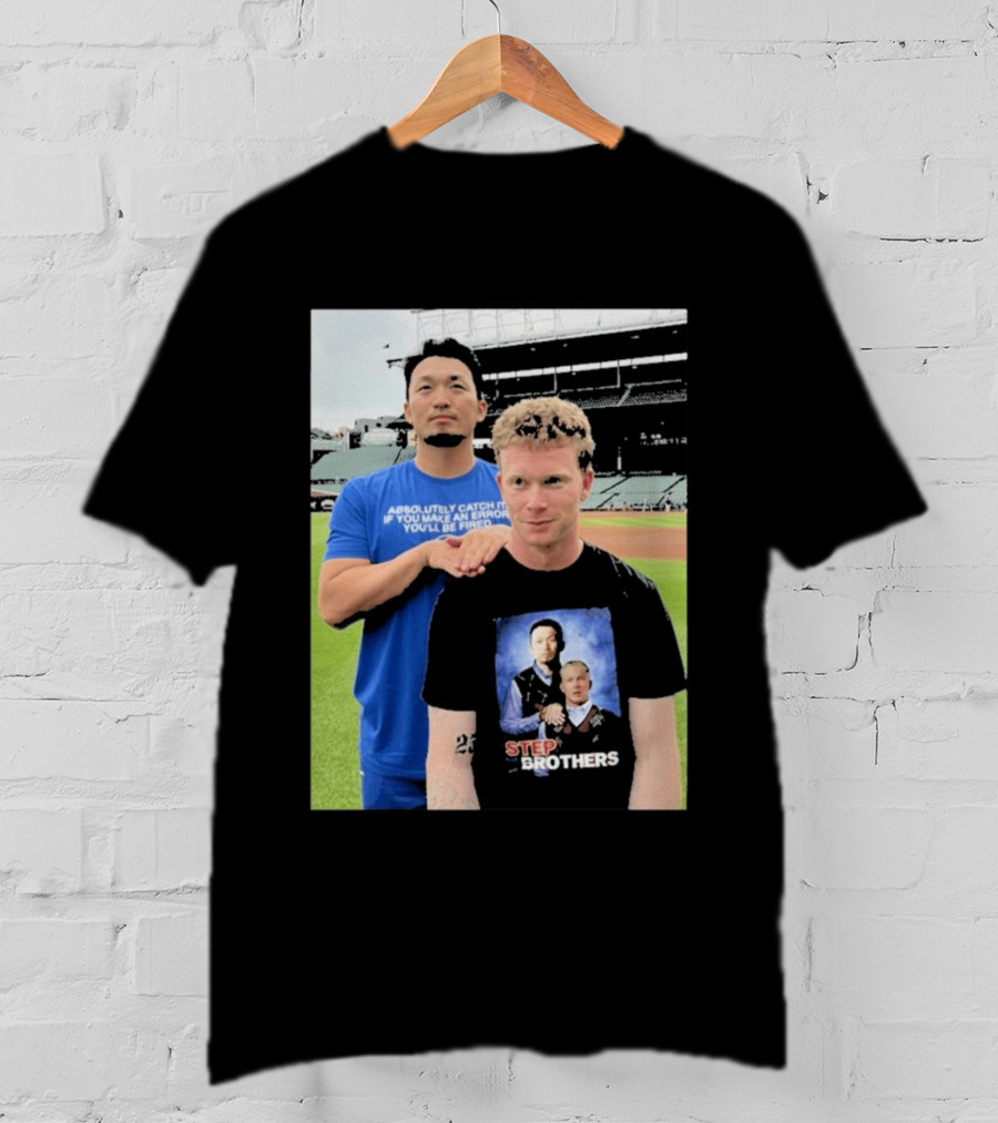Seiya Suzuki Pete Crow Armstrong Step Brothers Baseball Humor T-Shirt