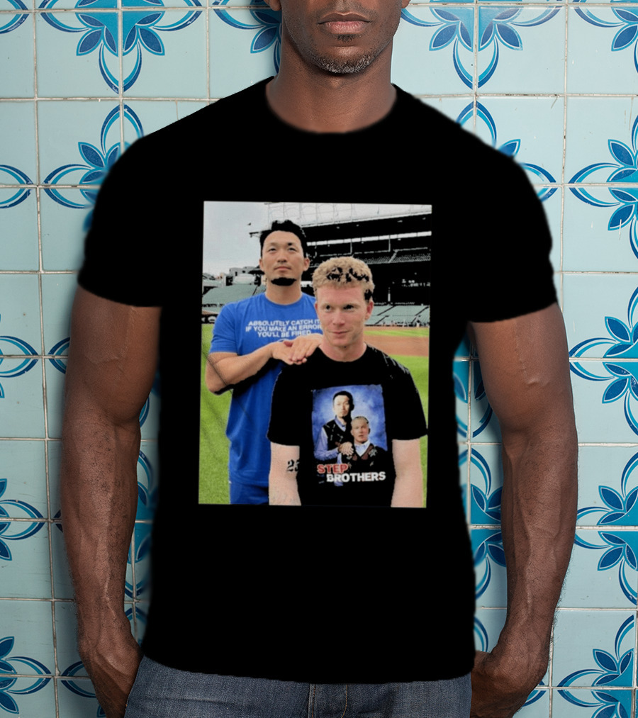 Seiya Suzuki Pete Crow Armstrong Step Brothers Baseball Humor T-Shirt
