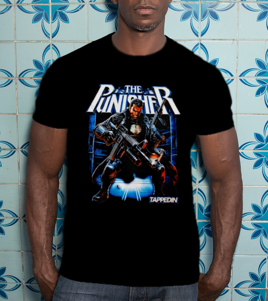 The Punisher Tappedin Marvel Frank Castle Iconic Comic T-Shirt