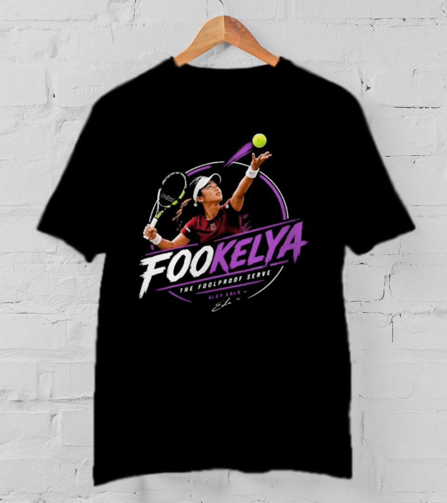 Fookelya The Poolproof Serve Tennis Player Action Serve T-Shirt