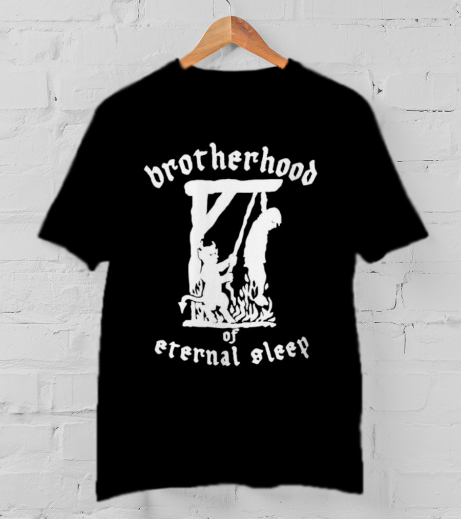 Brotherhood Of Eternal Sleep Death Metal Hanging Execution T-Shirt