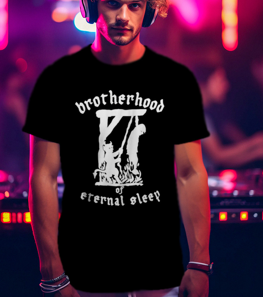 Brotherhood Of Eternal Sleep Death Metal Hanging Execution T-Shirt