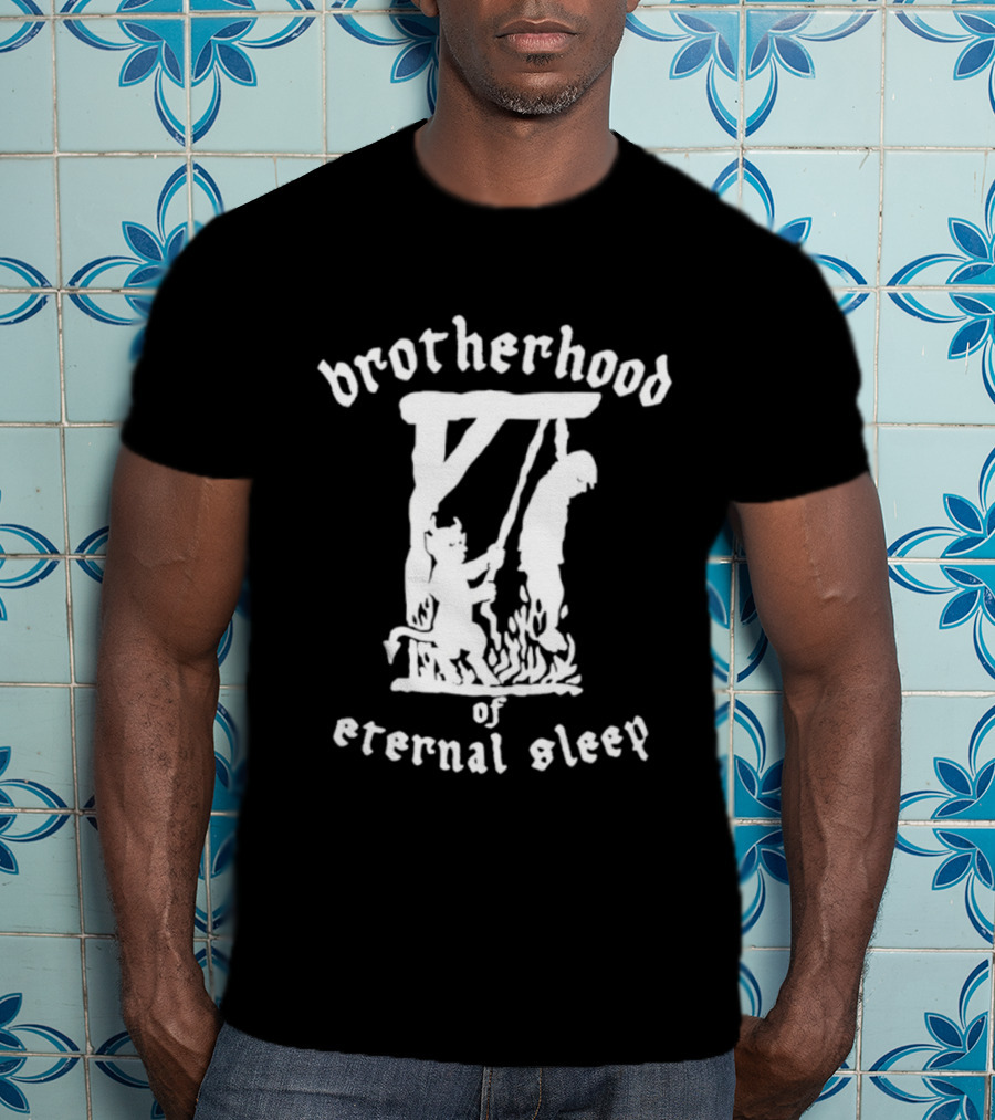 Brotherhood Of Eternal Sleep Death Metal Hanging Execution T-Shirt