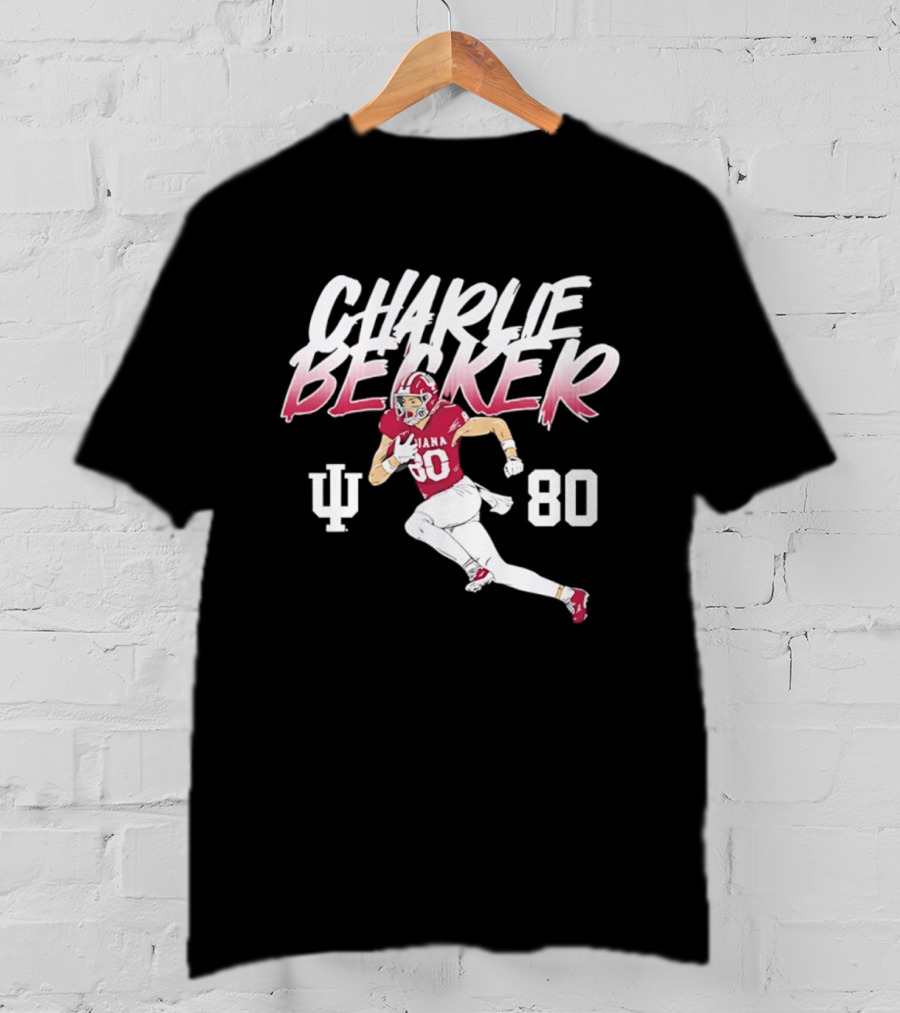 Charlie Becker Indiana Hoosiers 80 Pose With IU T-Shirt