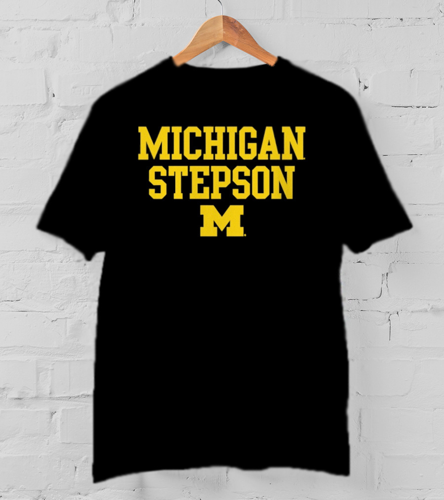 Michigan Wolverines Stepson M 2026 NCAA Team Support T-Shirt