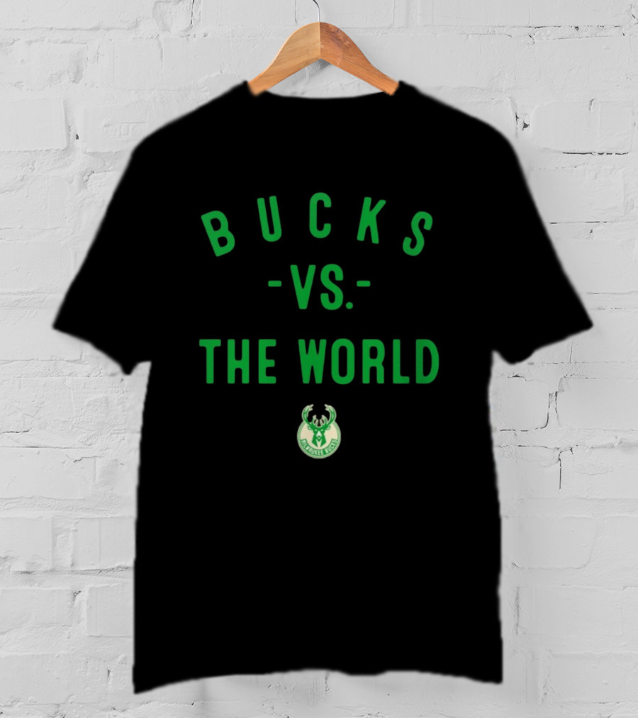Milwaukee Bucks Vs The World NBA 2026 T-Shirt