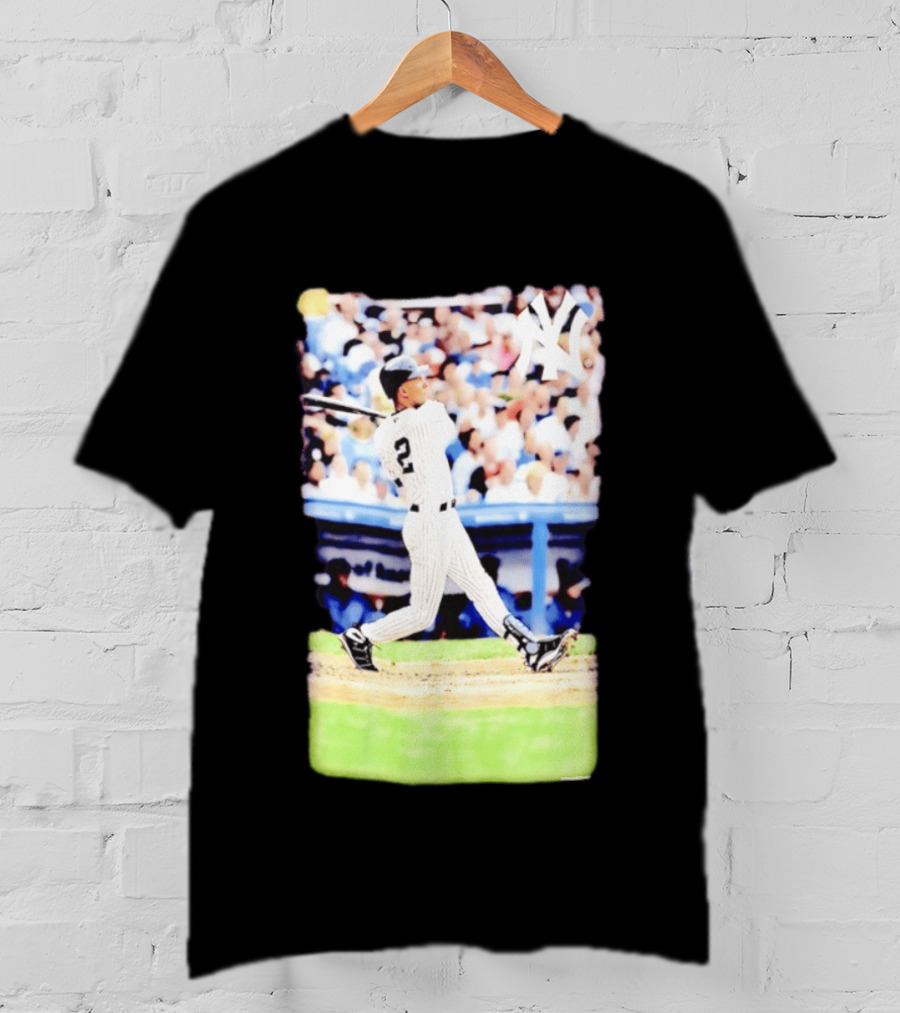 Derek Jeter New York Yankees Legendary Swing Moment T-Shirt