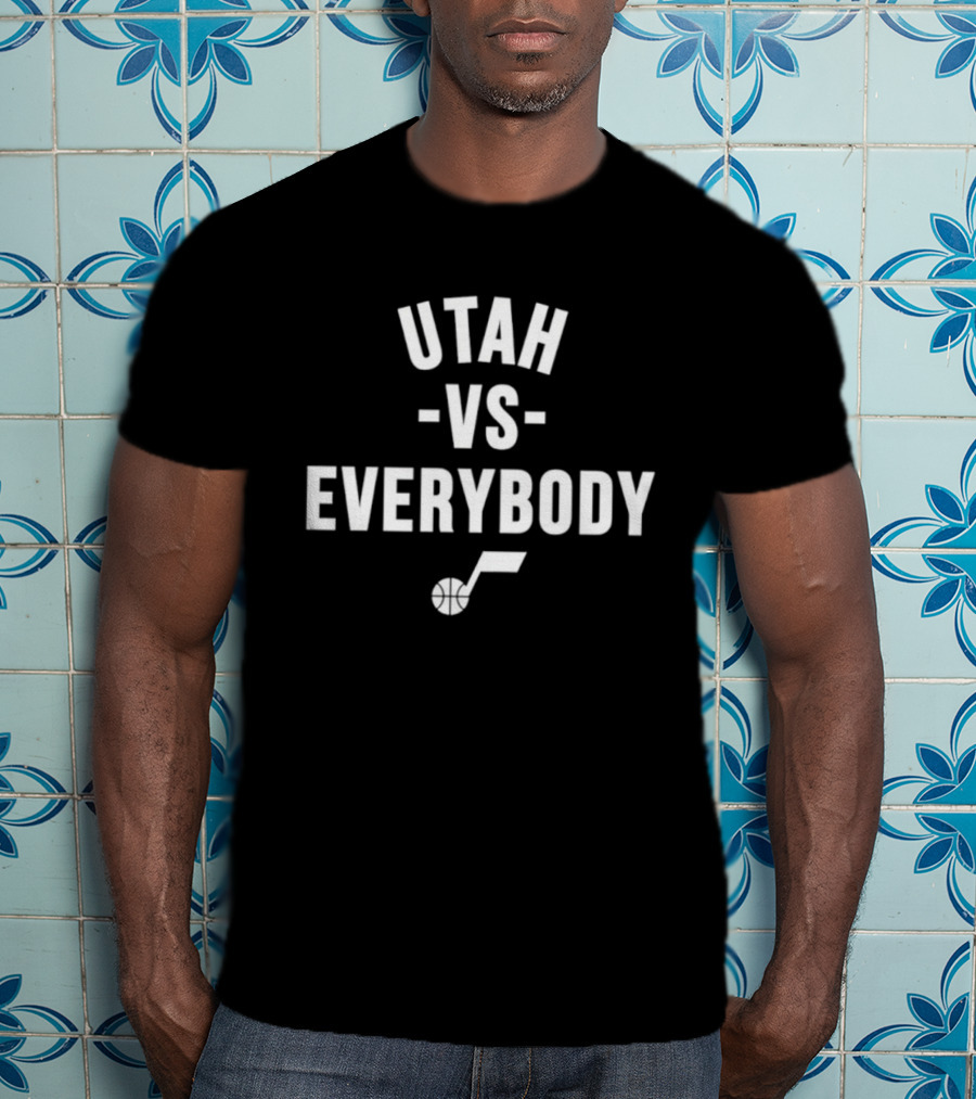 Utah Jazz Vs Everybody NBA Team Spirit T-Shirt