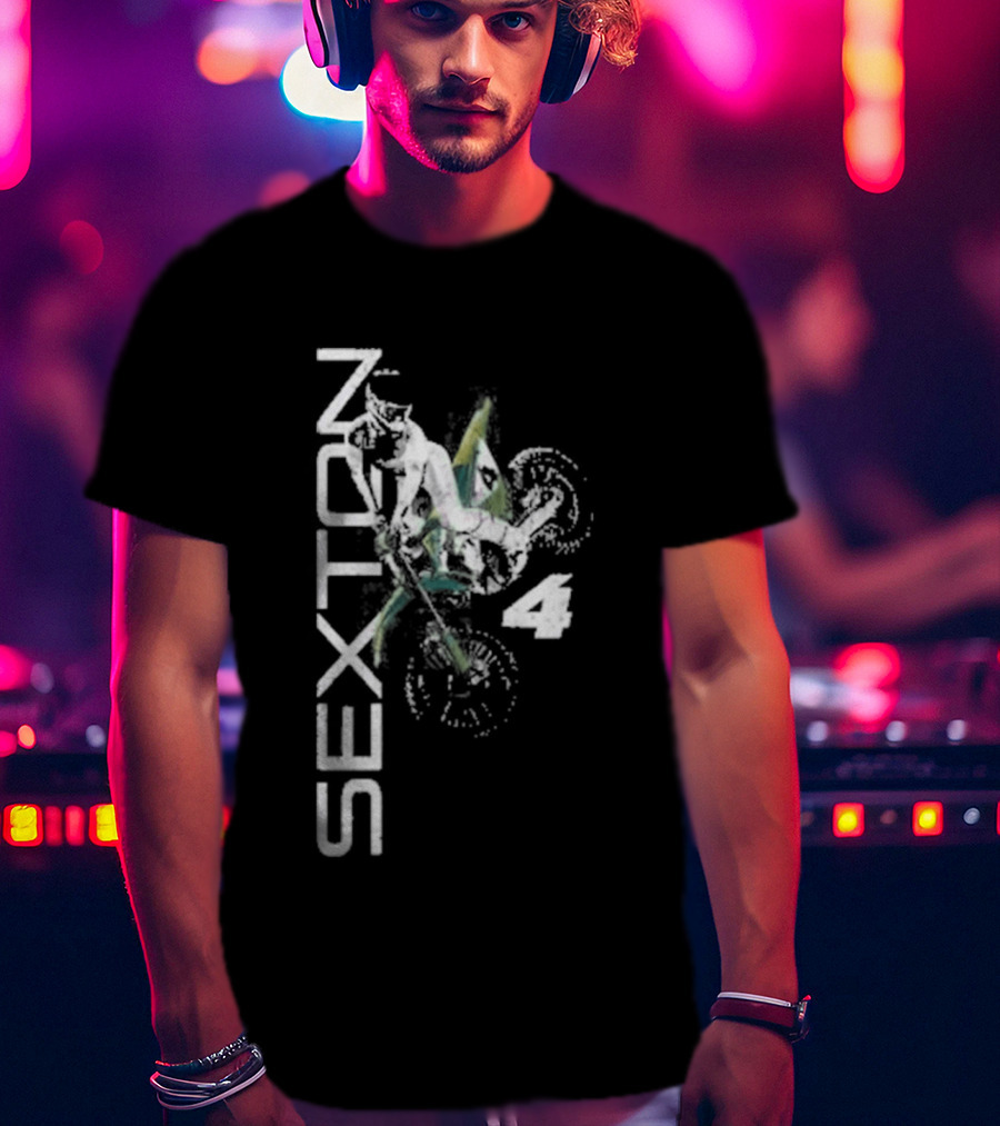 Kawasaki Chase Sexton Motocross Rider Racing T-Shirt