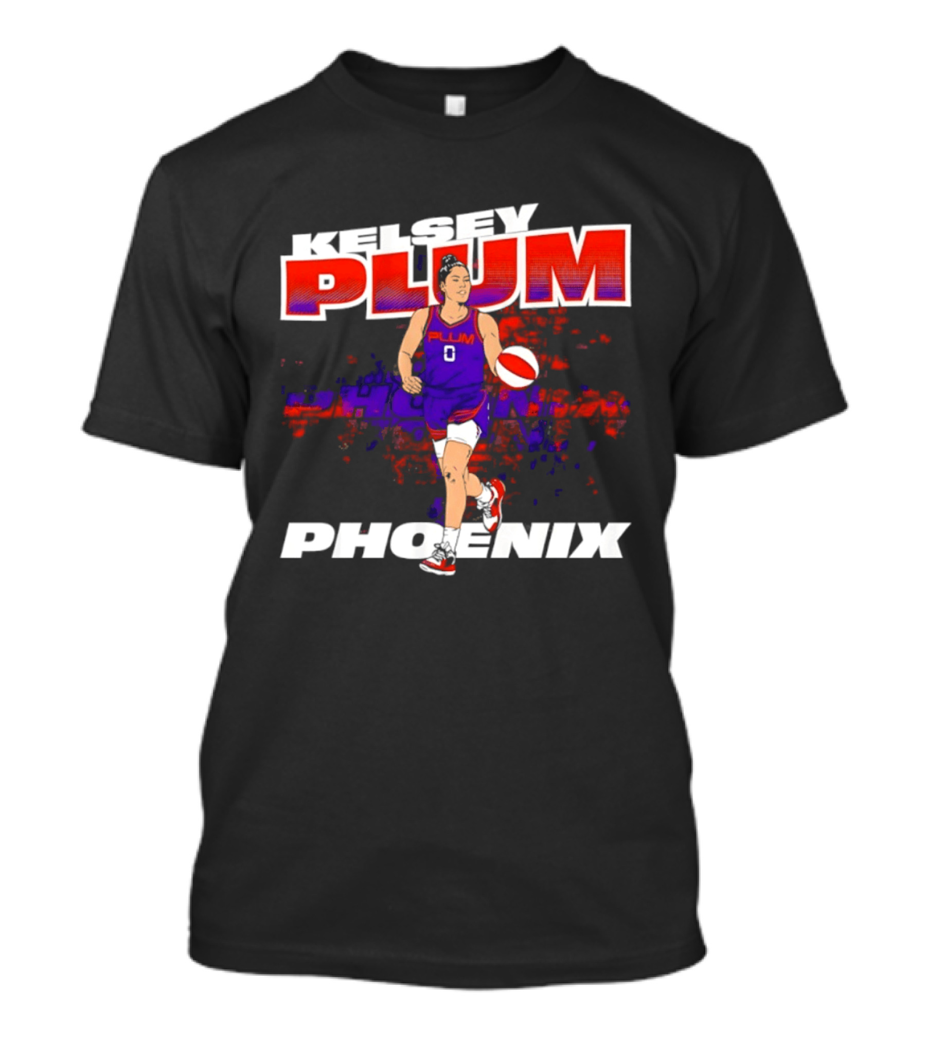 Kelsey Plum Phoenix Mercury WNBA 0 Basketball Player T-Shirt