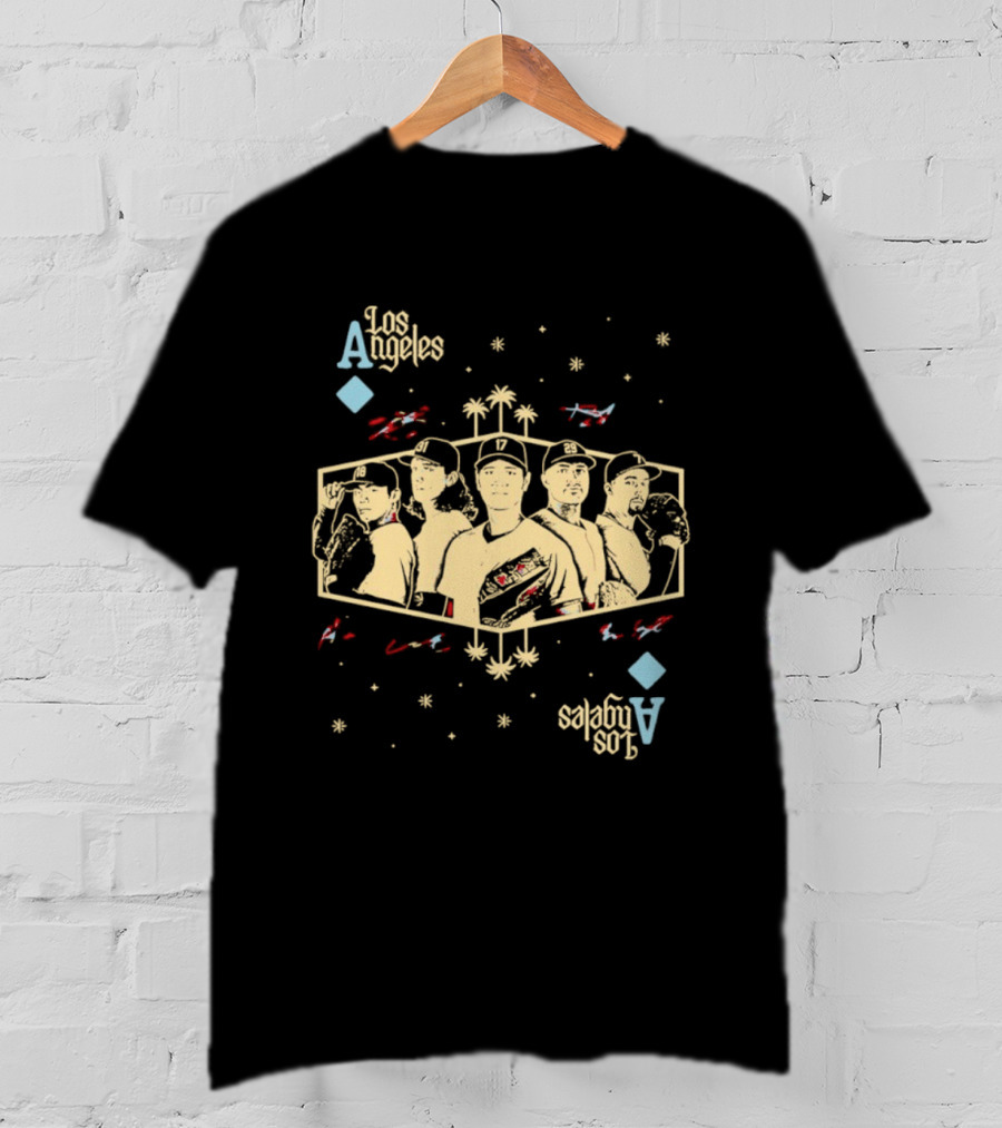 Los Angeles Dodgers Aces 2026 MLB Season Signatures T-Shirt