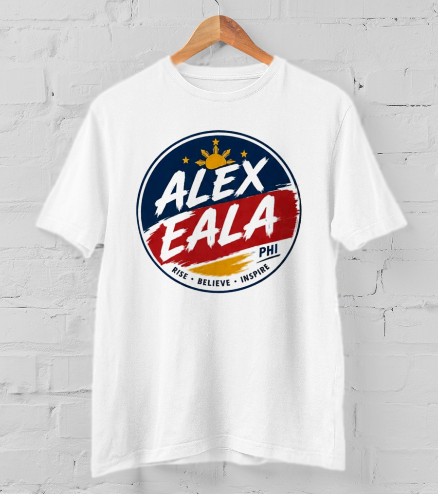 Alex Eala Rise Believe Inspire PHI Sun And Stars T-Shirt