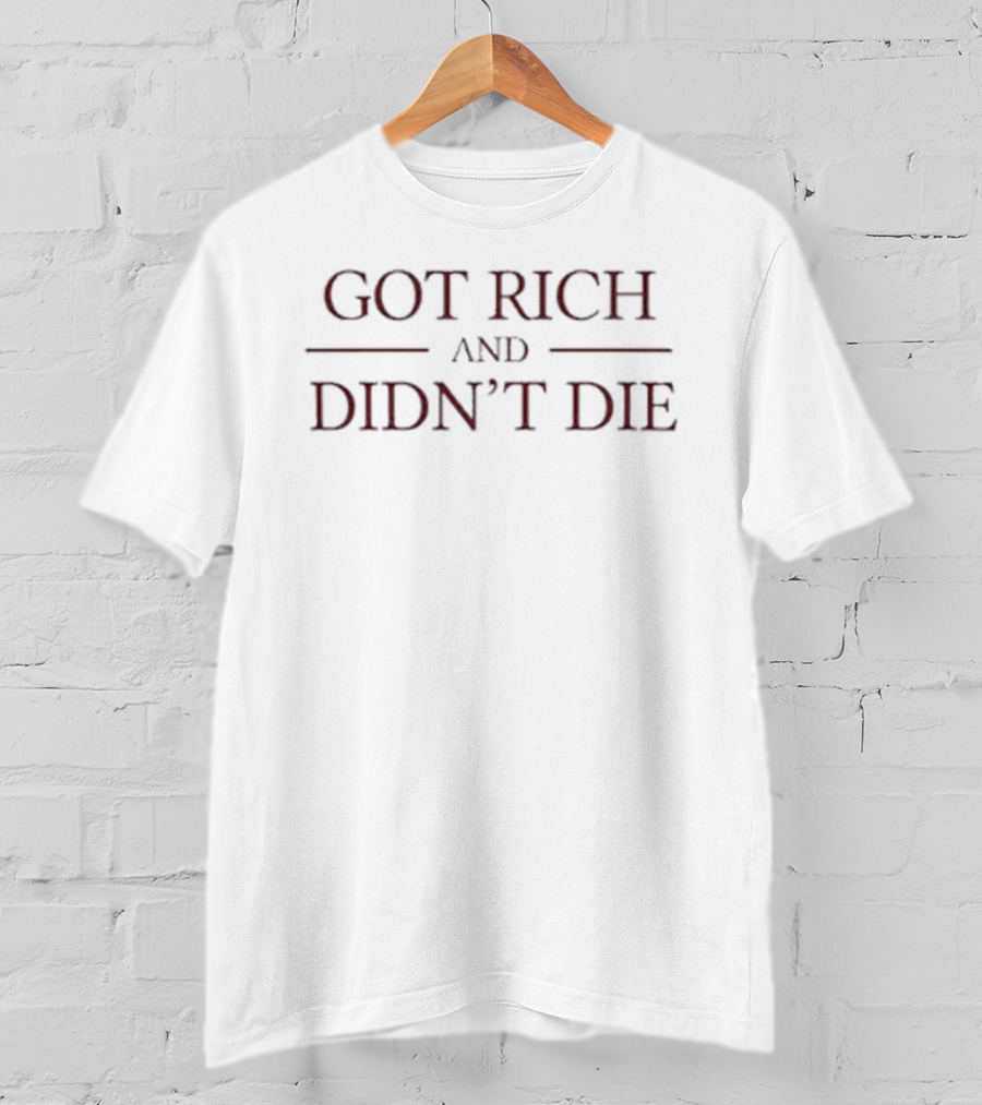 Got Rich And Didn't Die 50 Cent Music T-Shirt