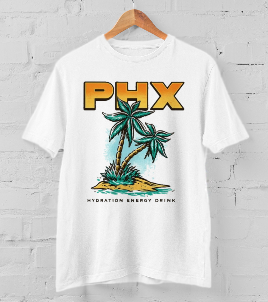 PHX Palm Tree Hydration Energy Drink T-Shirt