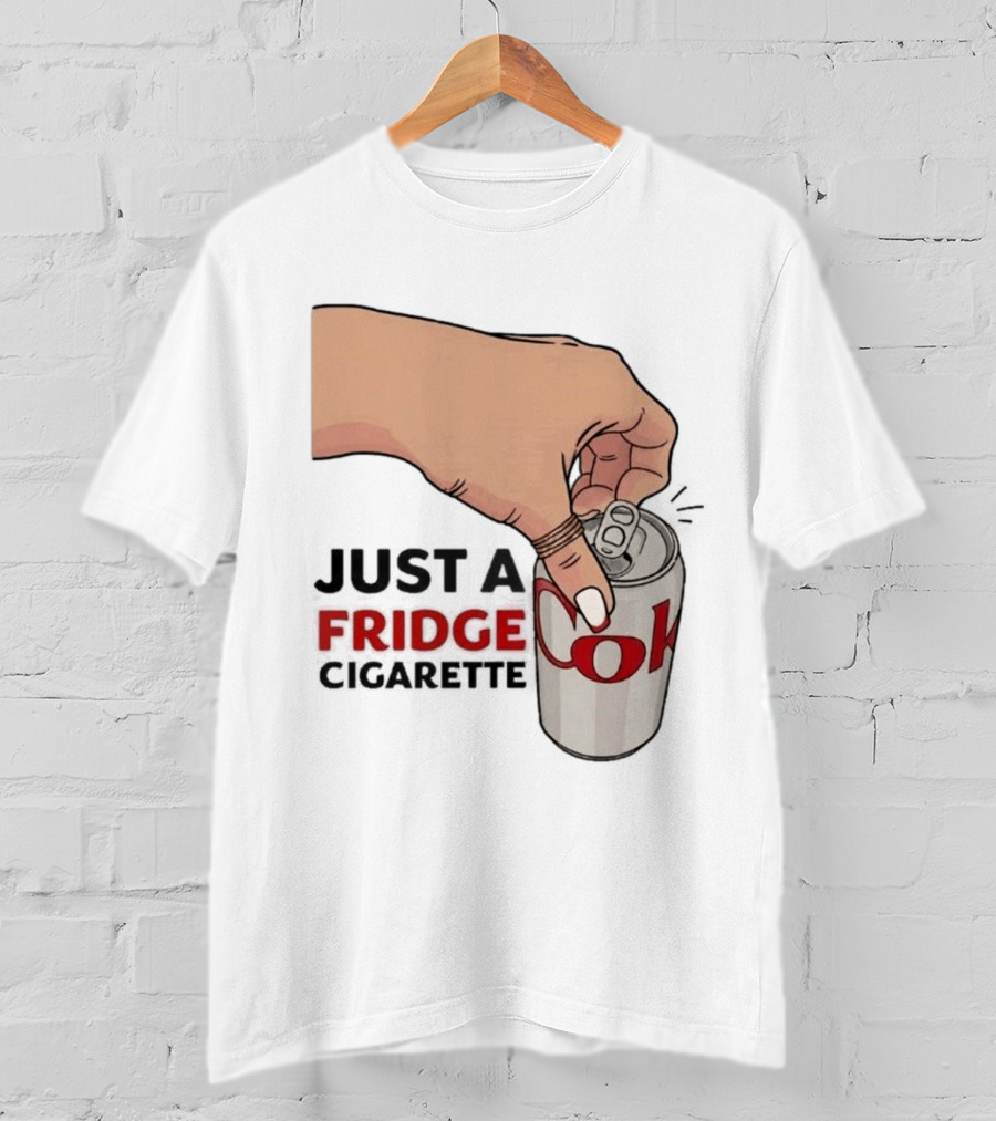 Just A Fridge Cigarette Coke Pop Art Can T-Shirt