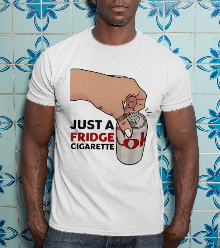 Just A Fridge Cigarette Coke Pop Art Can T-Shirt