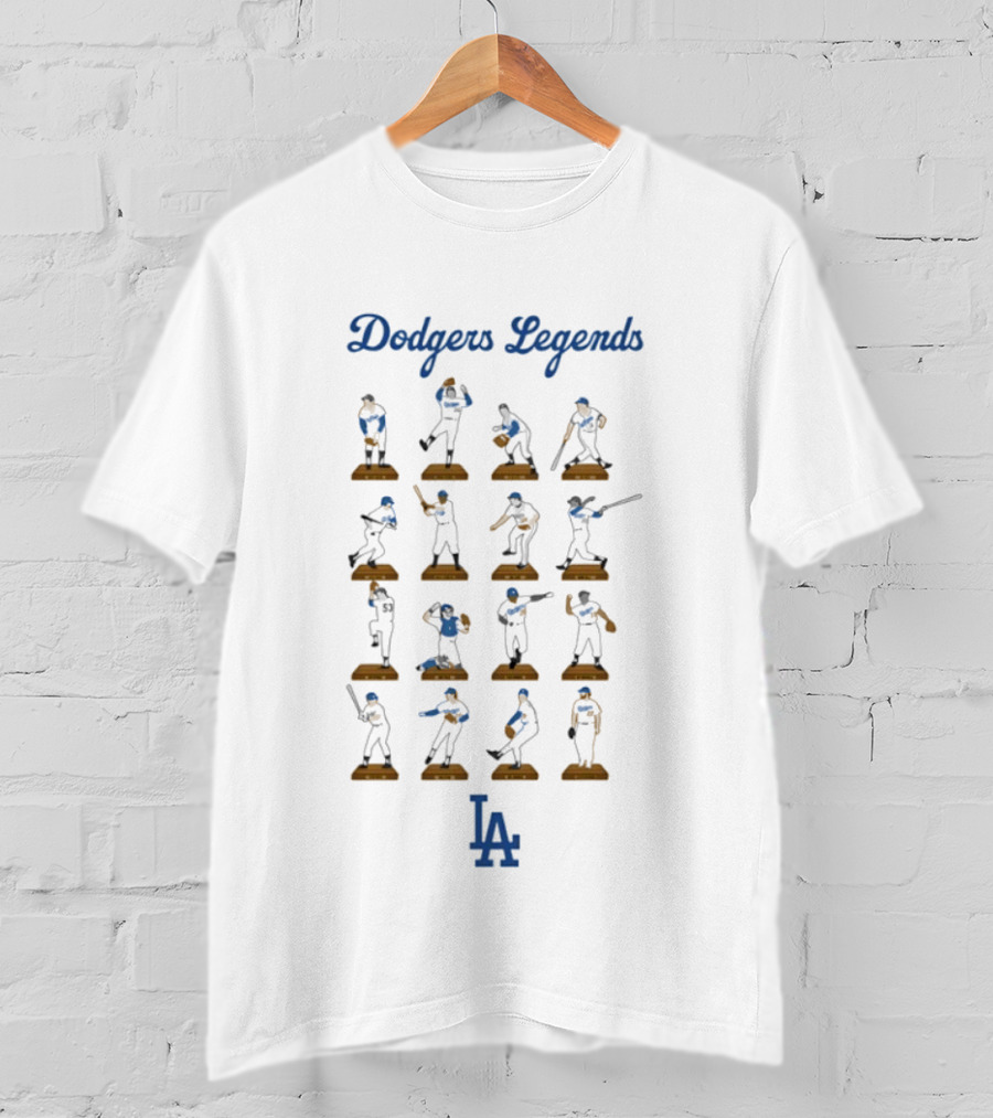 Dodgers Legends MLB Moments LA Team Iconic Players T-Shirt