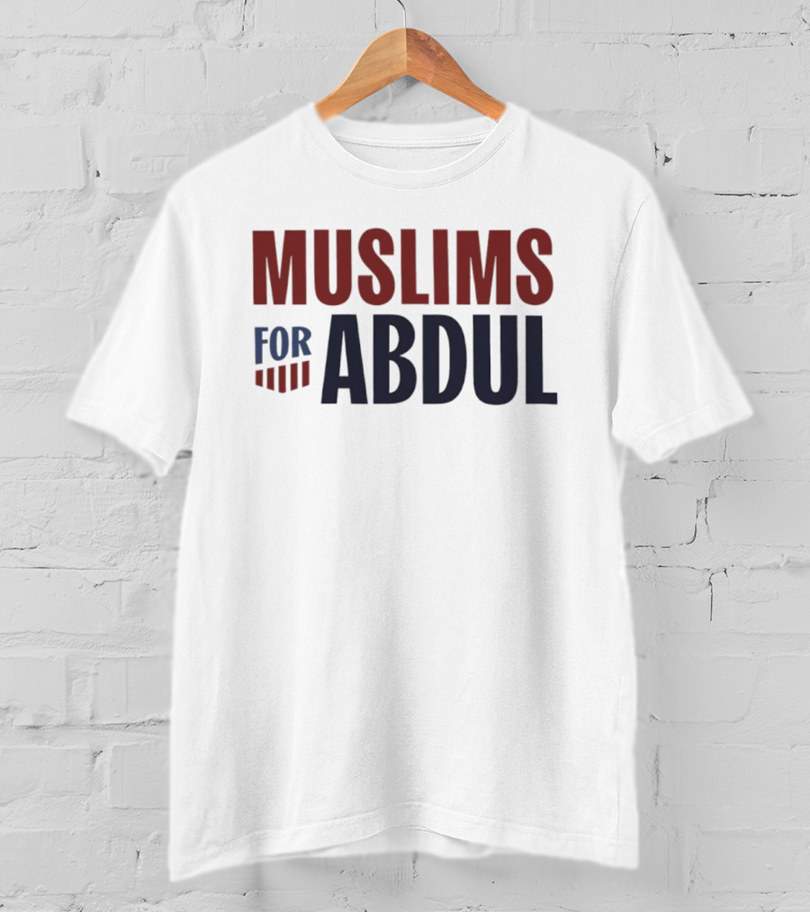 Muslims For Abdul Michigan Governor Progressive Politics T-Shirt