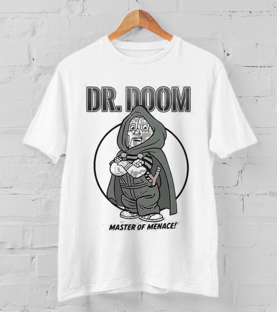 Dr Doom Master Of Menace Villain T-Shirt