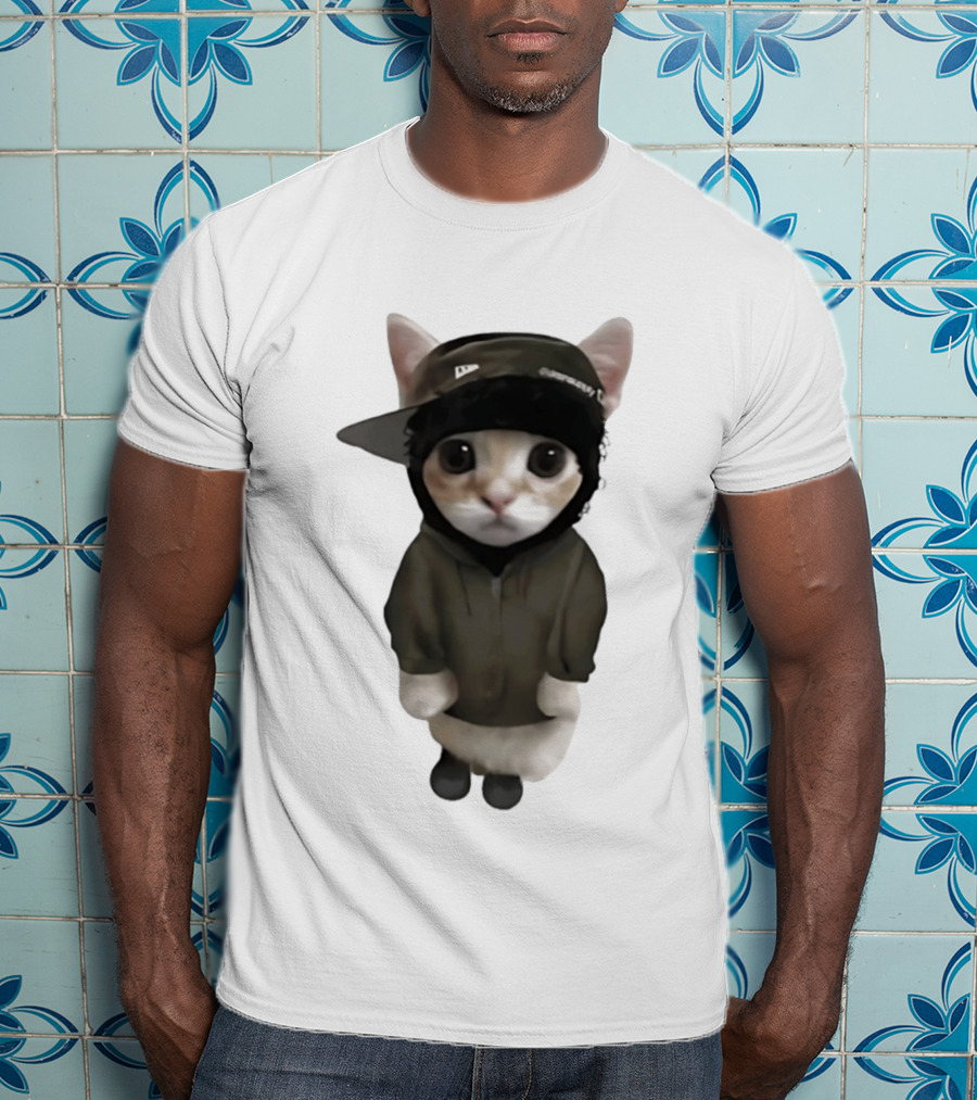 Yeat Cat Meme Cap Hip Hop T-Shirt
