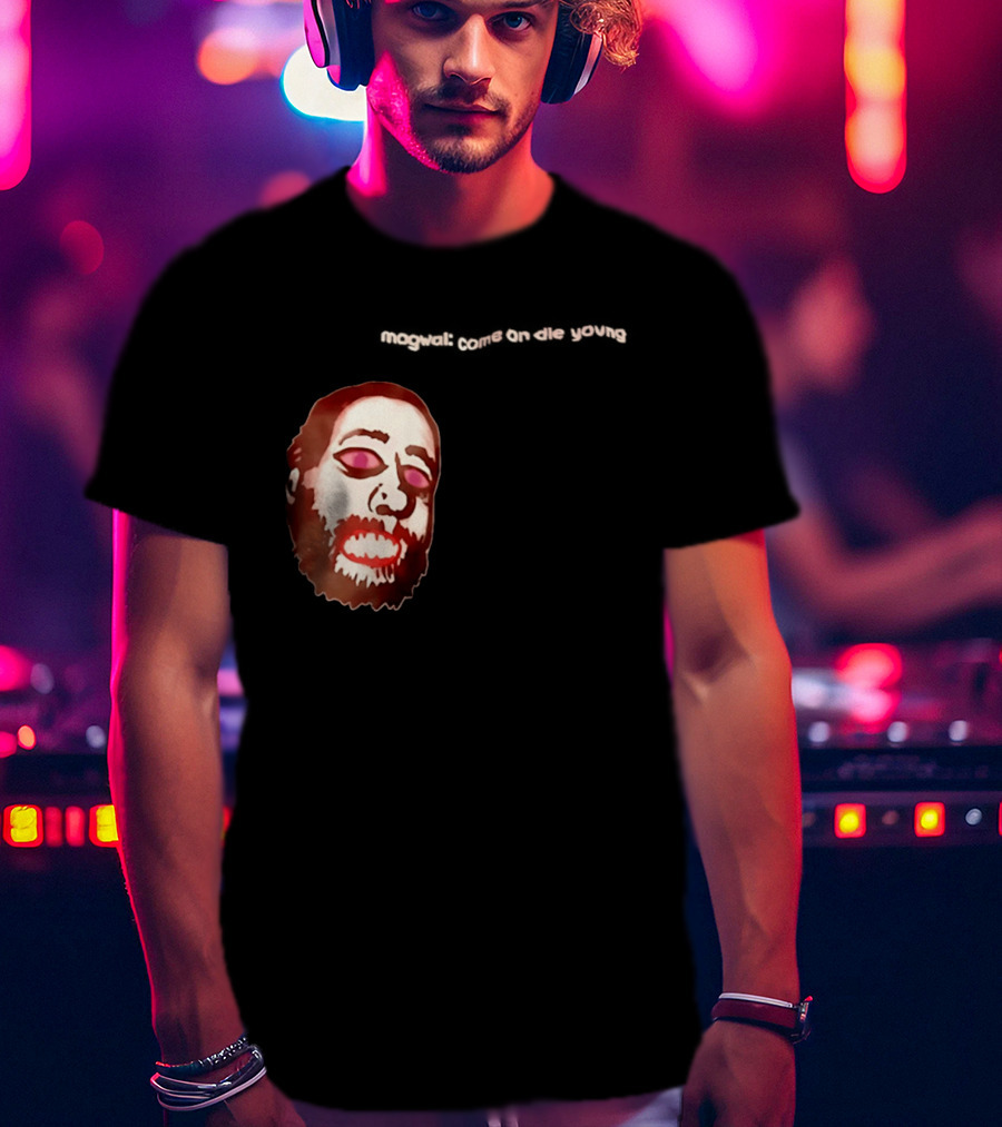 Mogwai Come On Die Young Album Cover Art Face T-Shirt