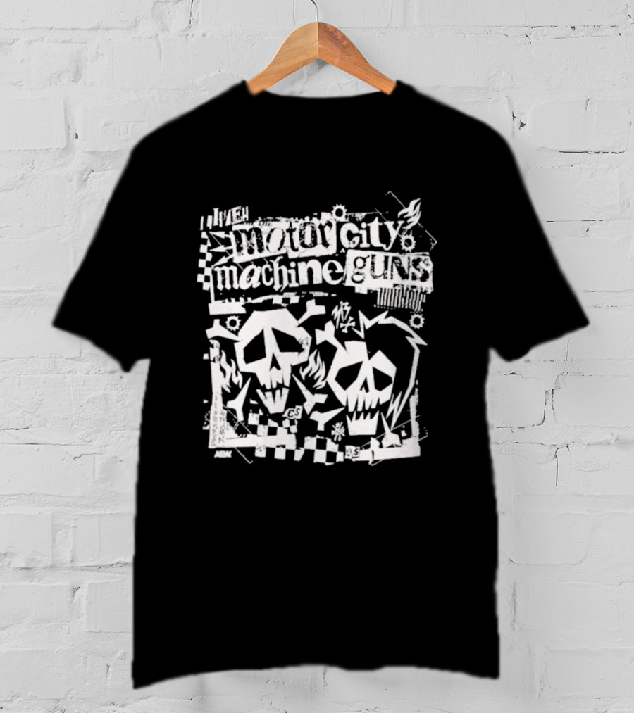 Motor City Machine Guns MCMG Skull T-Shirt