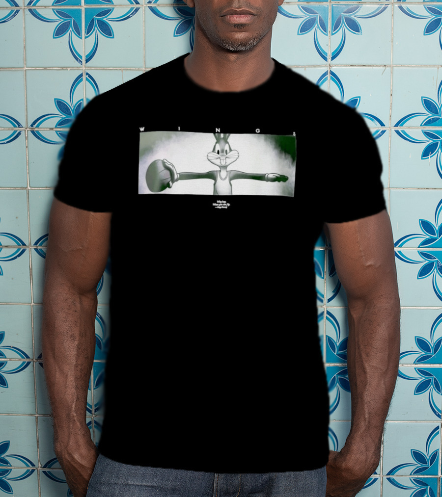 Bugs Bunny Michael Jordan Space Jam Wings Why Hop When You Can Fly T-Shirt
