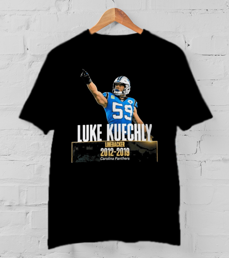 Luke Kuechly Carolina Panthers Linebacker 2012 2019 T-Shirt