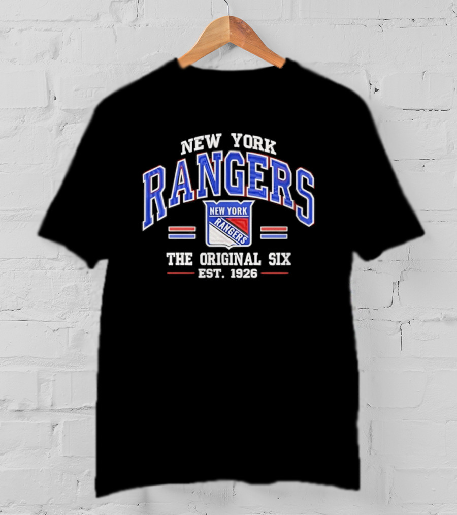 New York Rangers The Original Six Established 1926 T-Shirt