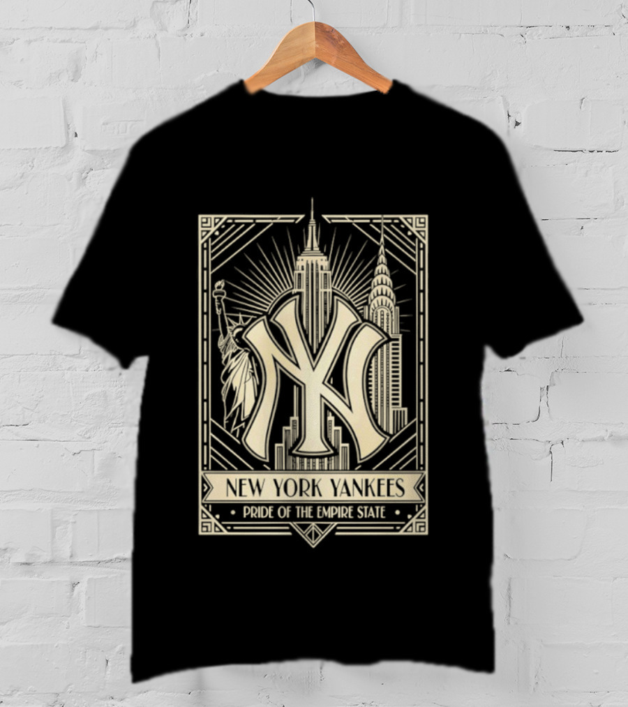 New York Yankees Pride Of The Empire State Iconic Skyline T-Shirt