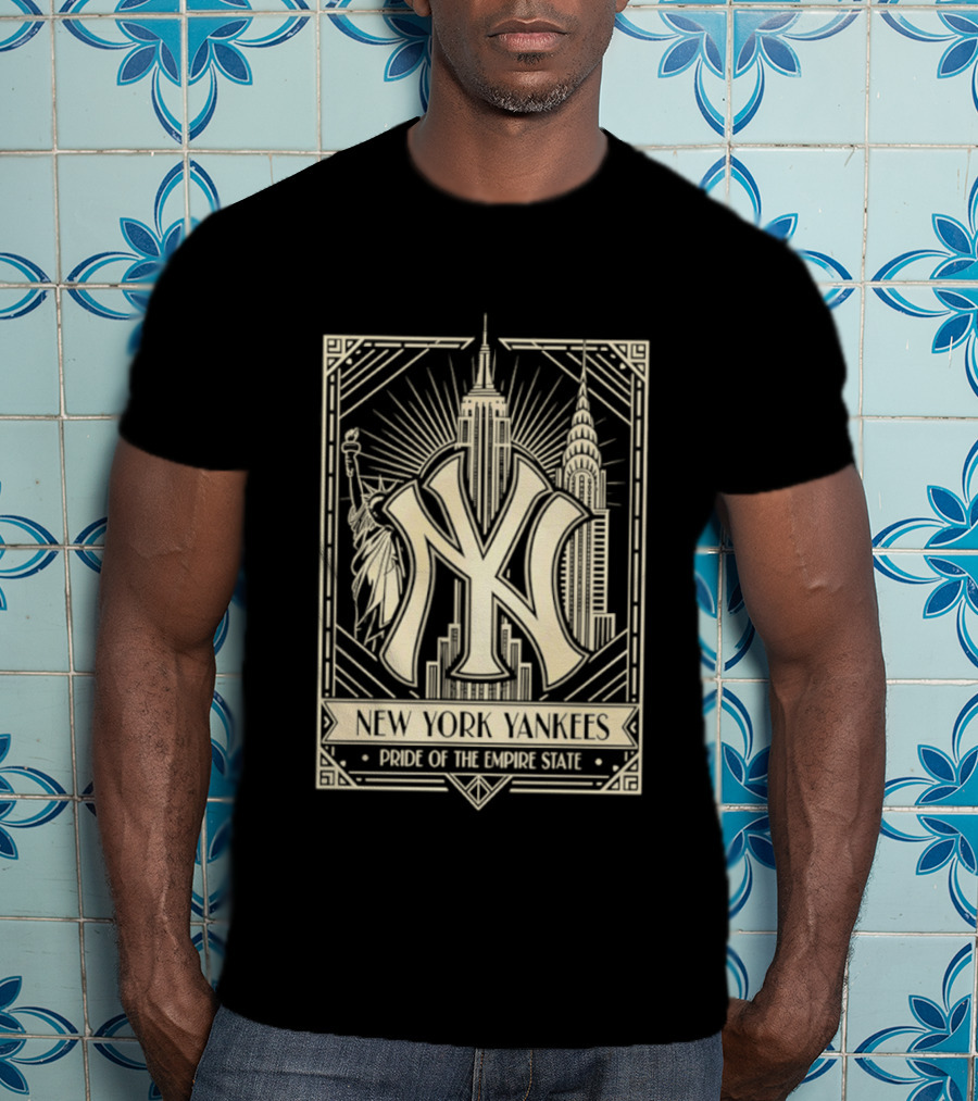 New York Yankees Pride Of The Empire State Iconic Skyline T-Shirt