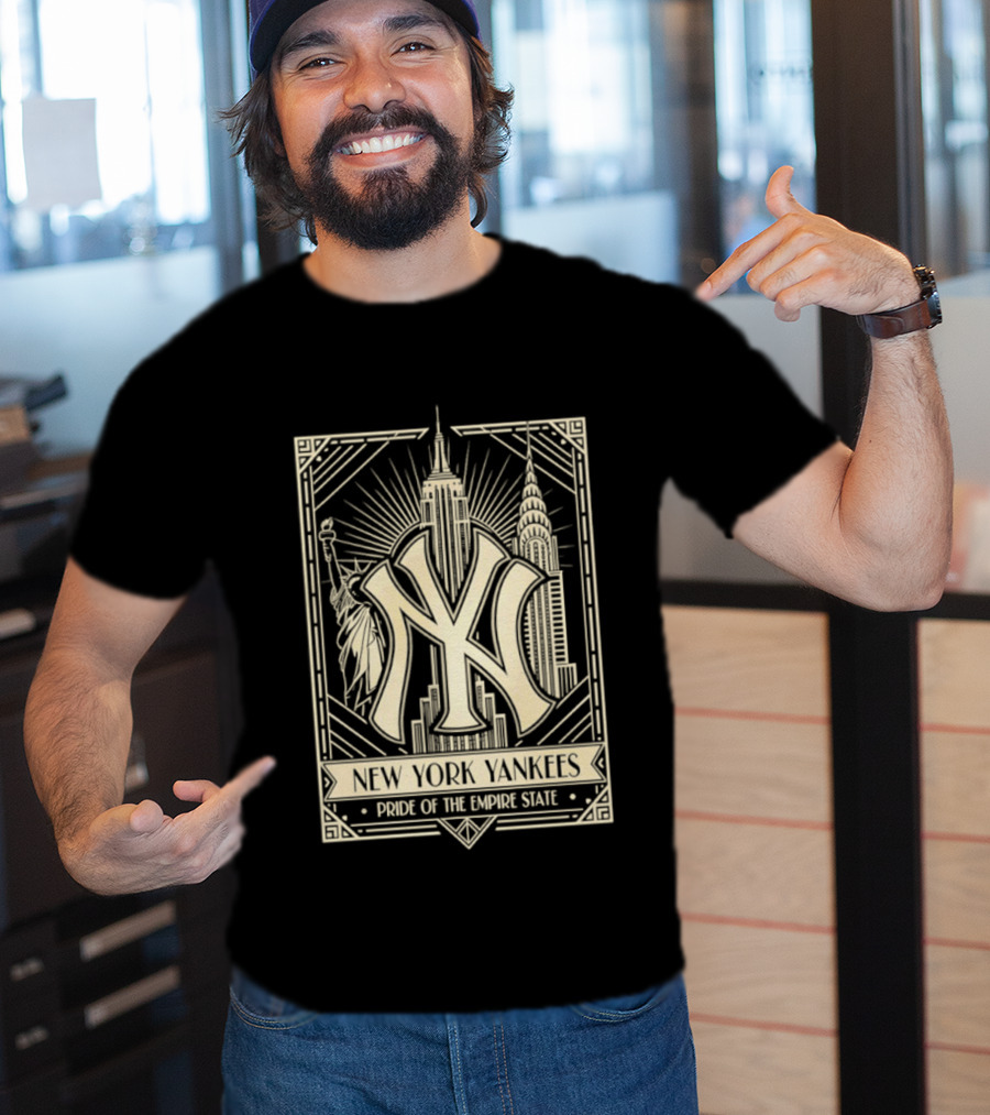 New York Yankees Pride Of The Empire State Iconic Skyline T-Shirt