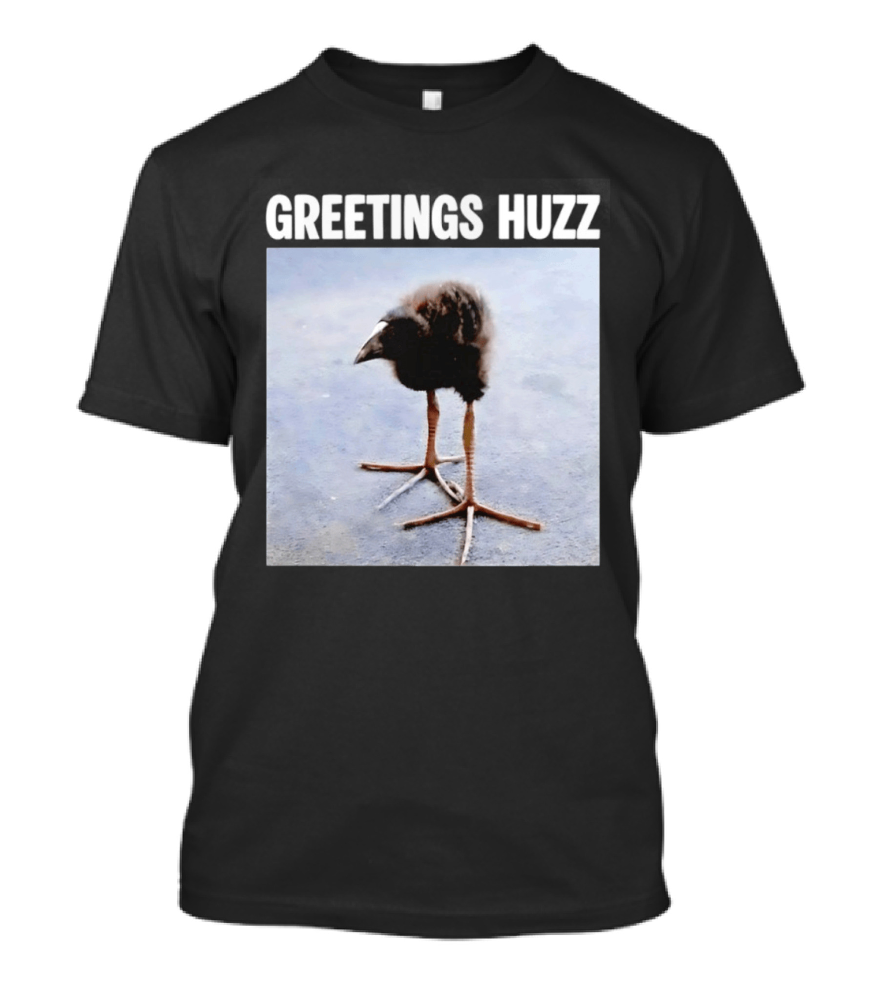 Greetings Huzz Bird Funny Meme Photo T-Shirt
