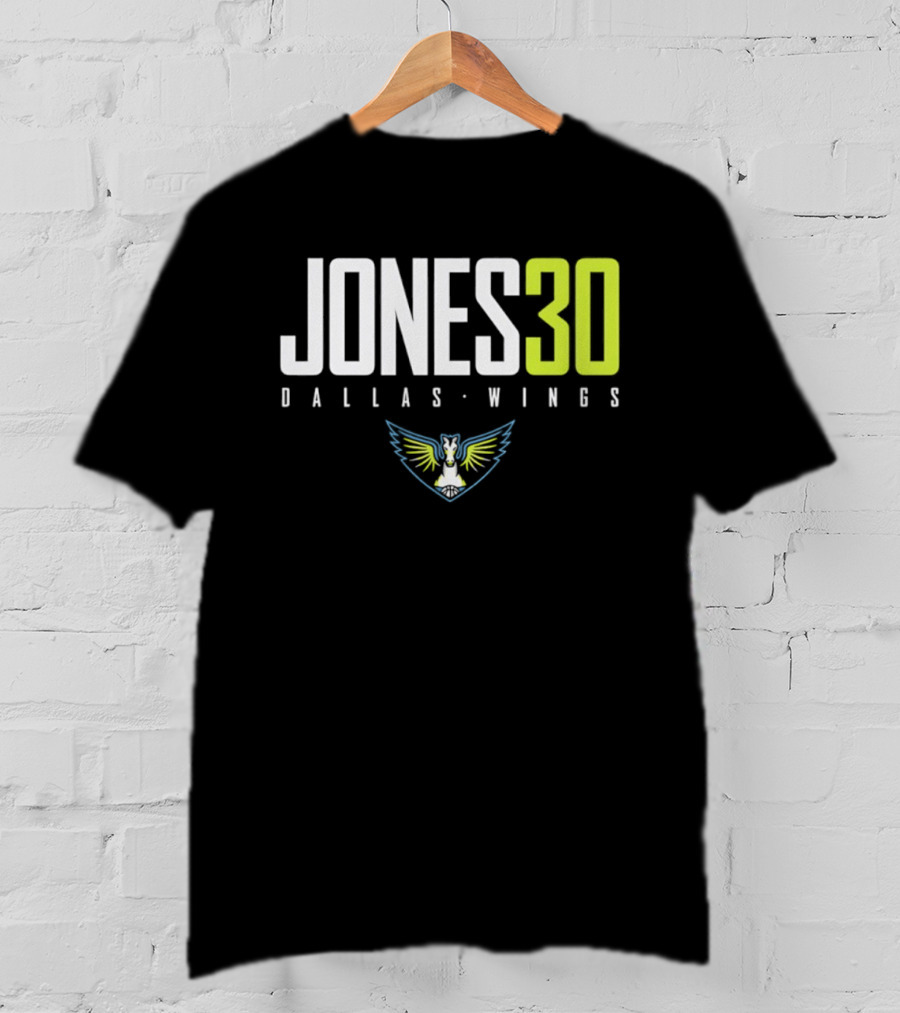 Jones 30 Dallas Wings 2026 WNBA T-Shirt